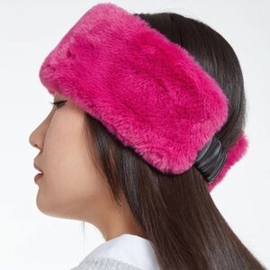 NWT Apparis Pink Eleni Lightweight Faux Fur Headband